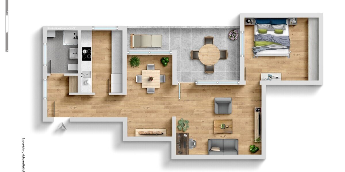 Helle 2-Zimmerwohnung am Goldberg - Etagenwohnung Mettmann | Angebot:24662117