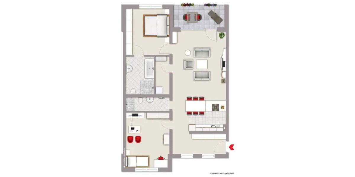 Etagenwohnung Erkrath Alt-Erkrath - 3 Zimmer, 107 m&sup2;, 589.000&euro; | Angebot:24649828