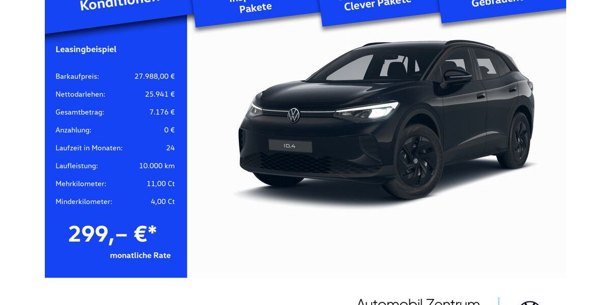VW ID.4 12.118 km 27.988 &euro; Leverkusen 51379