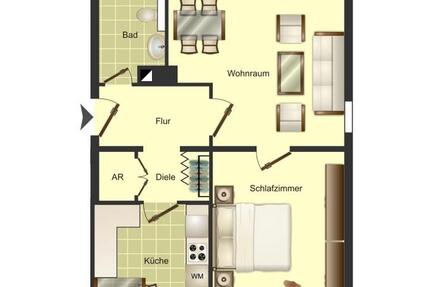 Wohnung Remscheid Gemarkung Bergisch Born - 3 Zimmer, 69 m&sup2;, 519&euro; | Angebot:26486331