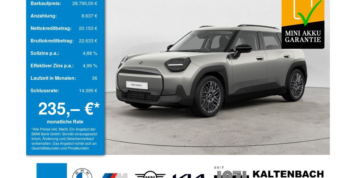 Mini Aceman E 21.760 km 28.790 &euro; Bergisch Gladbach 51469