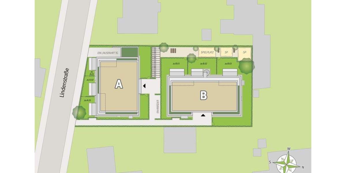 Etagenwohnung Monheim - 3 Zimmer, 85 m&sup2;, 539.100&euro; | Angebot:24778797