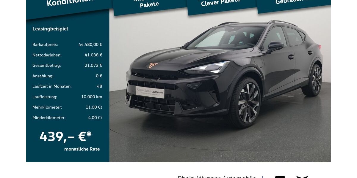 Cupra Formentor 9.498 km 42.380 &euro; Leverkusen 51373