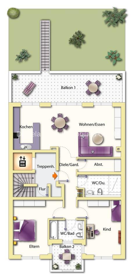 Hochwertige und top ausgestattete 3 Zimmer Wohnung + Aufzug und Garagenstellplatz mitten in Pulheim! zimmer
