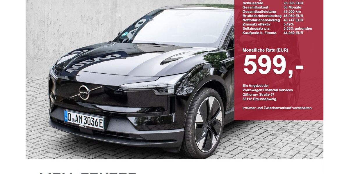 Volvo EX30 2.500 km 40.550 &euro; Düsseldorf 40549