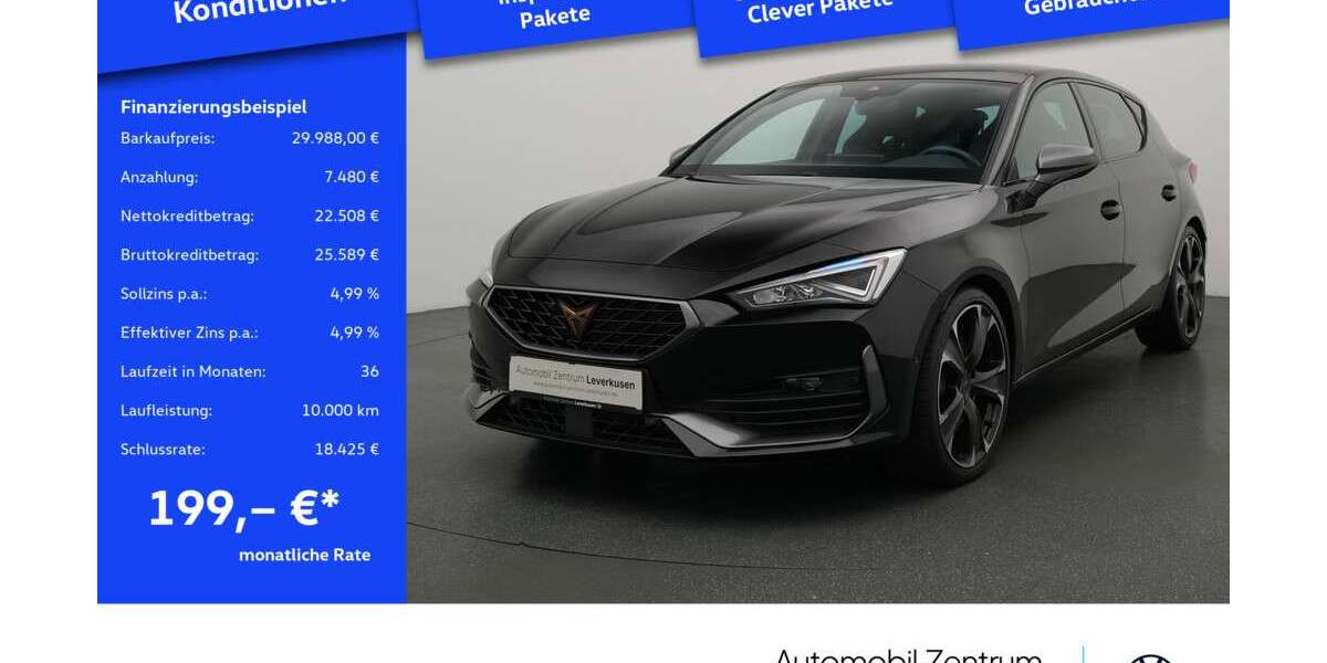 Cupra Leon 4.560 km 29.988 € Leverkusen 51379
