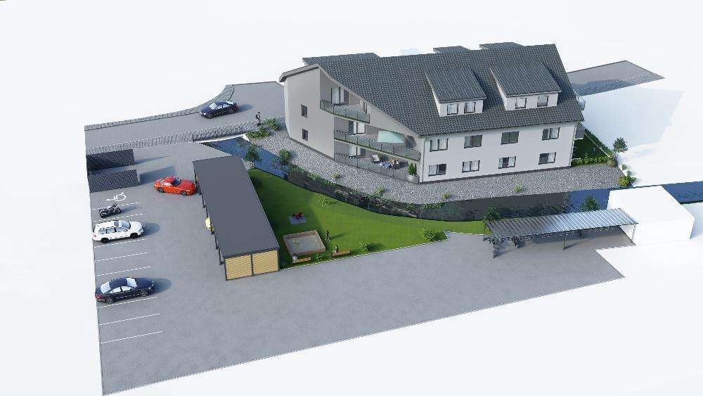 **Gemütlich und attraktiv mit Terrasse und Stellplatz** 3 zimmer