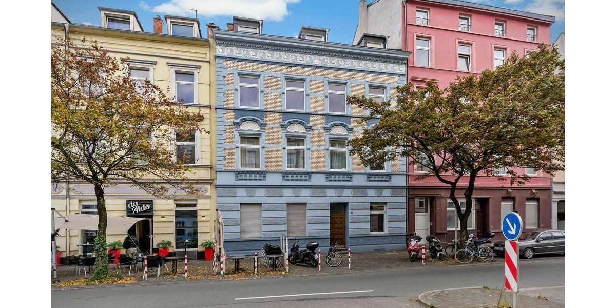 Etagenwohnung Düsseldorf Oberbilk - 2 Zimmer, 59 m&sup2;, 185.000&euro; | Angebot:23416490