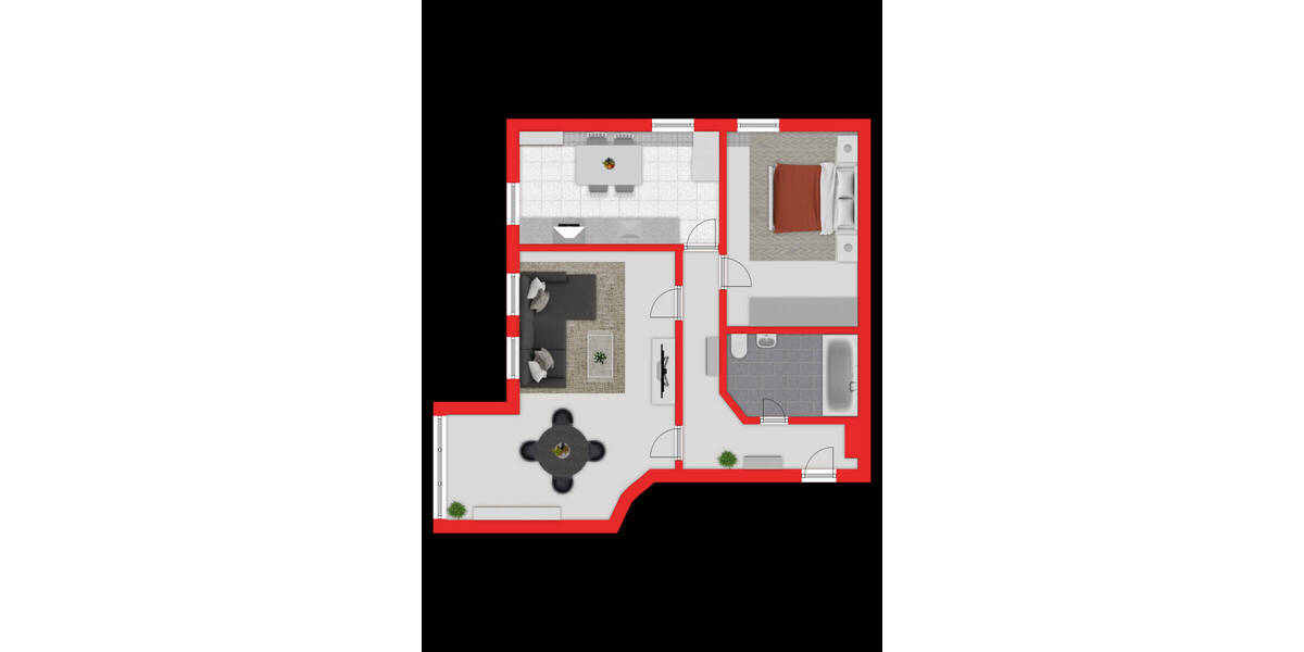 Etagenwohnung Leverkusen Schlebusch - 2 Zimmer, 64 m&sup2;, 705&euro; | Angebot:26502425
