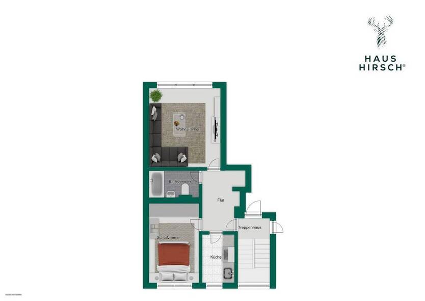 Top-Lage & Top-Zustand: Traumhafte 2-Zimmer-Wohnung im Belgischen Viertel