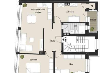 Wohnung Köln Innenstadt - 4 Zimmer, 87 m&sup2;, 569.000&euro; | Angebot:27697379