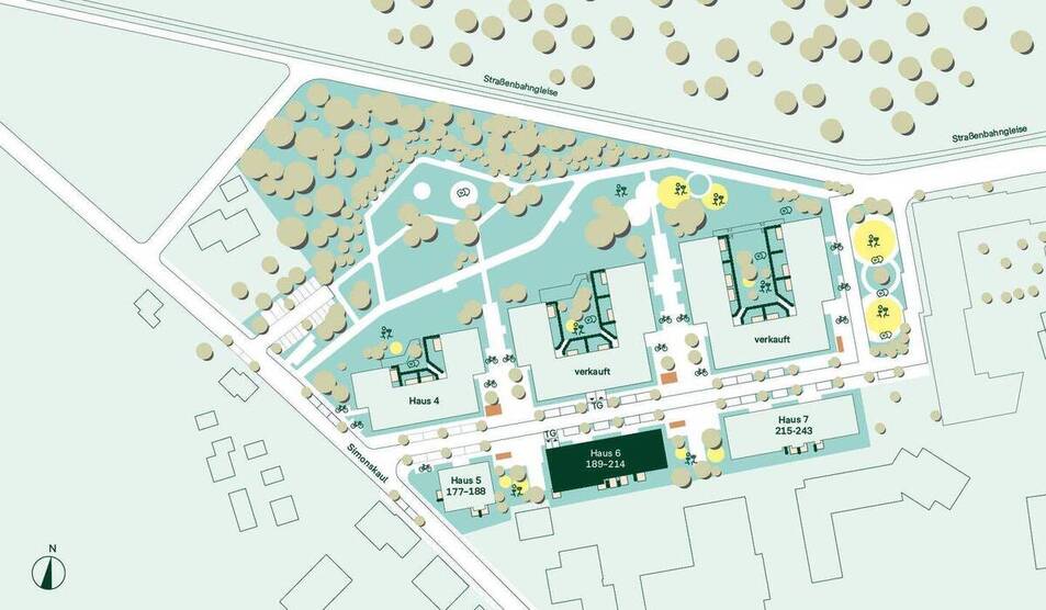 Moderne, barrierefreie Wohnung mit Bad, Gäste-WC und Loggia 4 zimmer