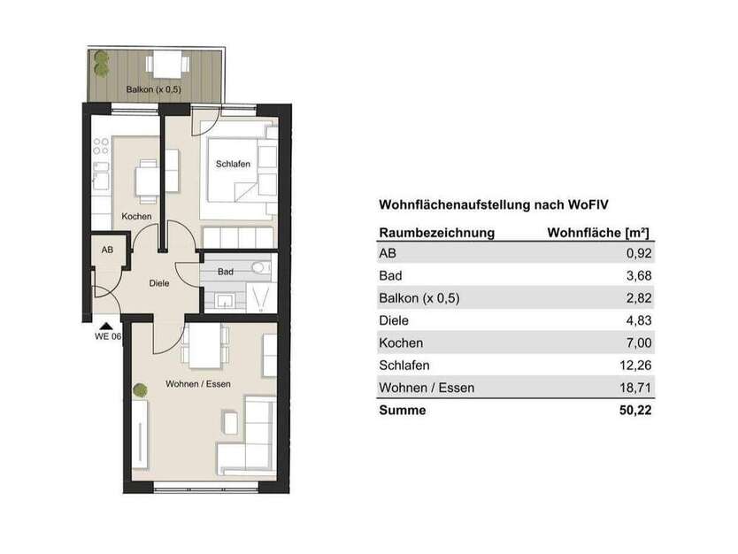 Wohnung zum Kaufen in Köln 319.000 € 50.22 m²
