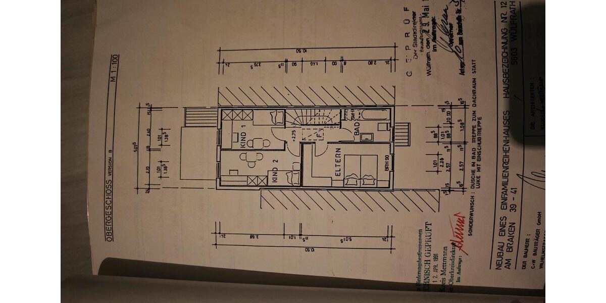 Reihenhaus Wülfrath - 4 Zimmer, 118 m&sup2;, 450.000&euro; | Angebot:27607500