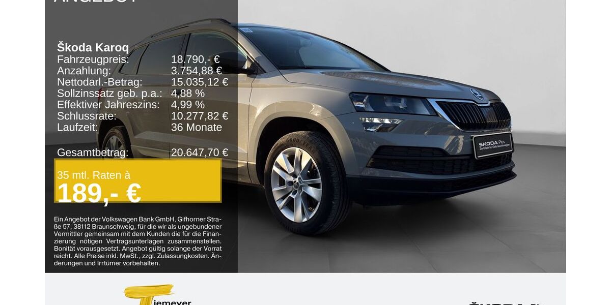 Skoda Karoq 104.548 km 18.440 &euro; Remscheid 42857
