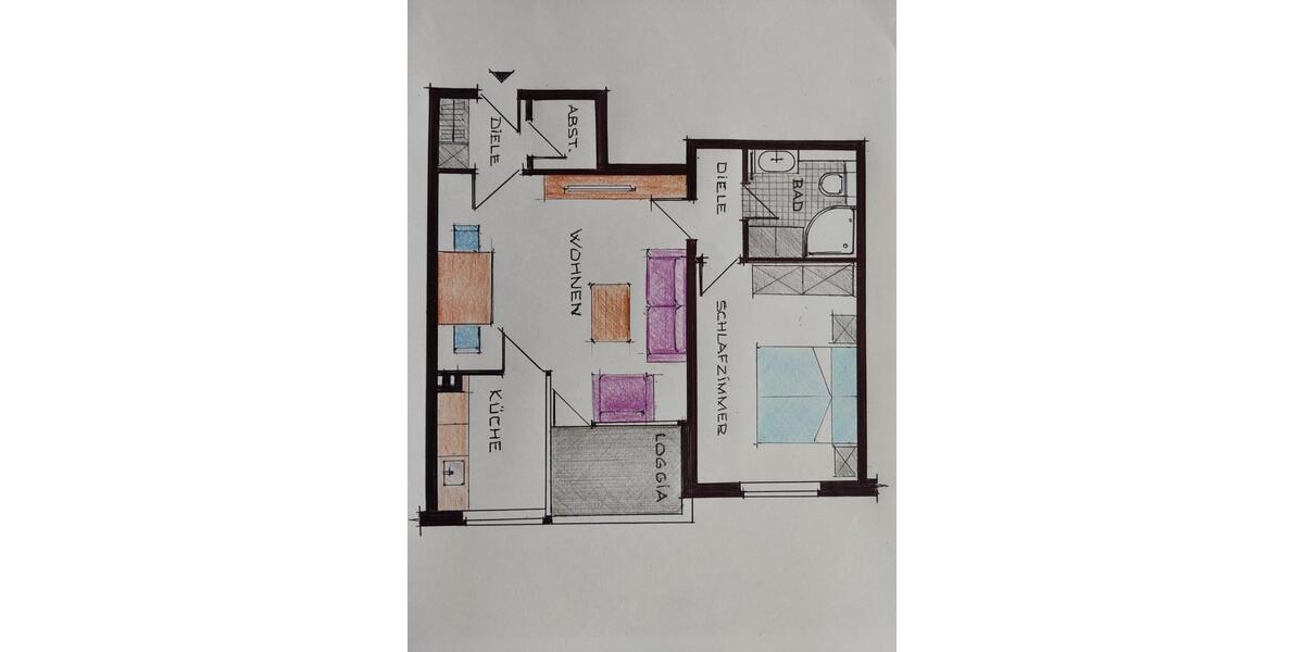 Von privat als Kapitalanlage schöne Wohnung zu verkaufen 2 zimmer