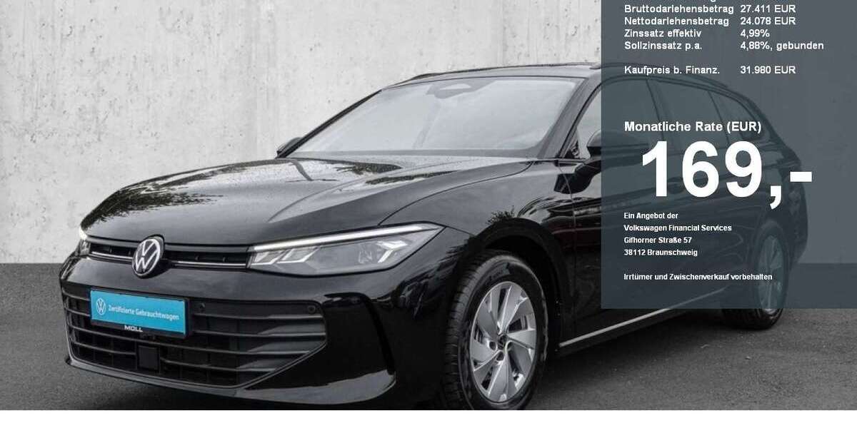 VW Passat Variant 11.980 km 31.580 € Düsseldorf 40549