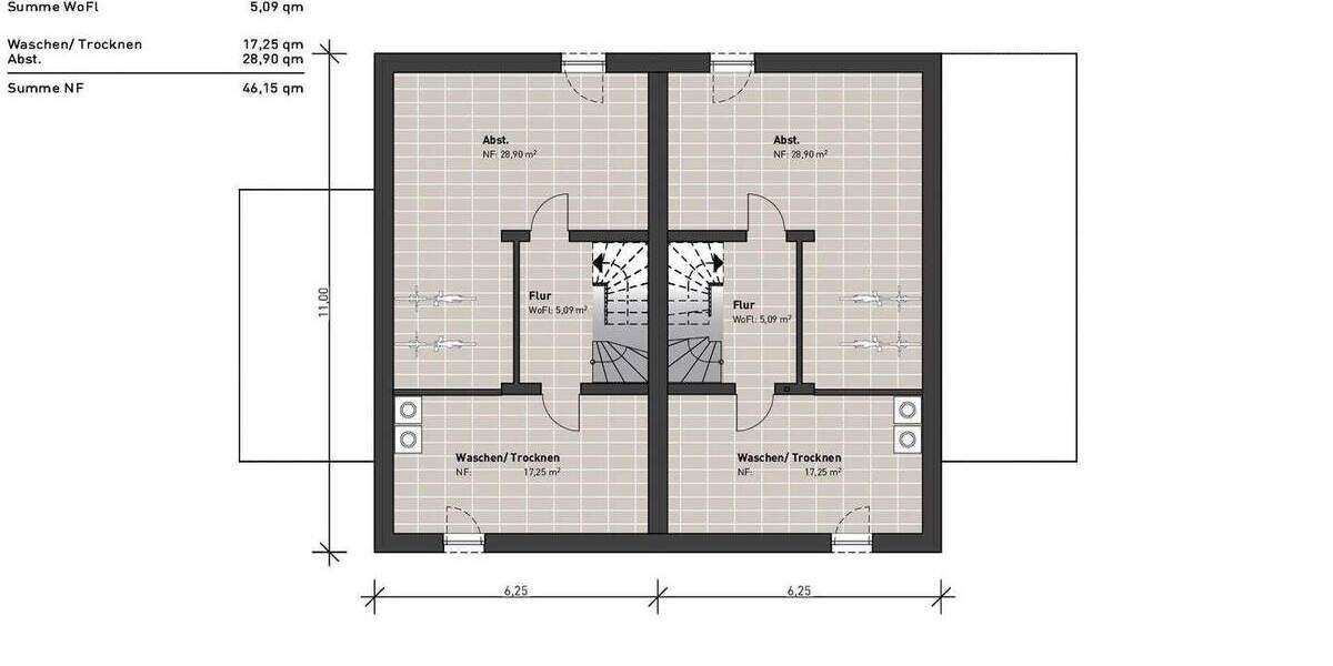 Doppelhaushälfte Ennepetal Homberge - 4 Zimmer, 138 m&sup2;, 525.100&euro; | Angebot:25797454