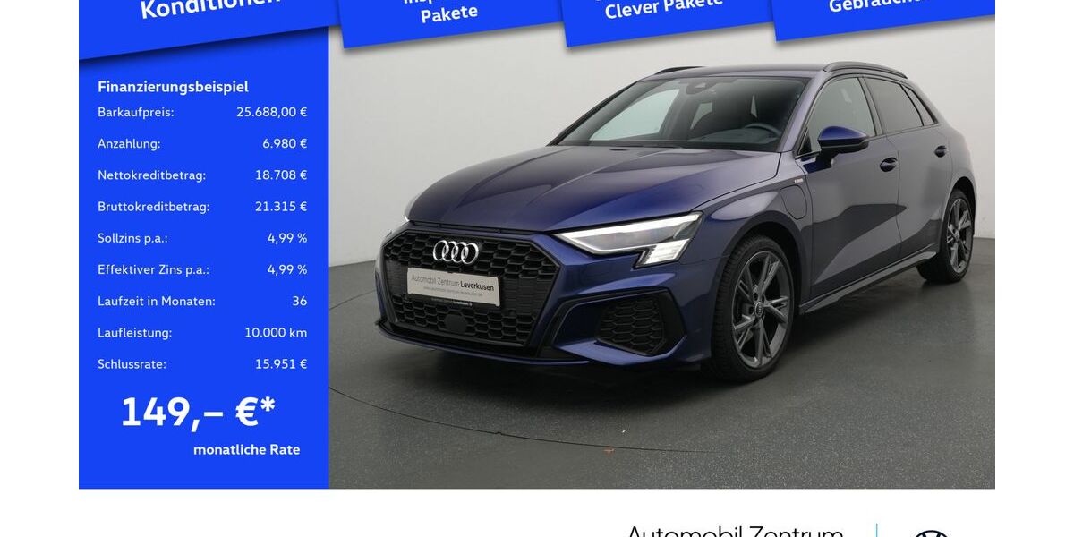 Audi A3 51.911 km 25.688 &euro; Leverkusen 51379