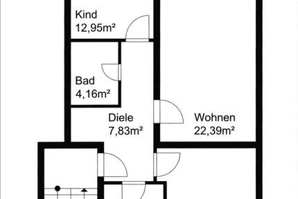 Wohnung Remscheid Reinshagen - 3 Zimmer, 80 m&sup2;, 1.130&euro; | Angebot:25967566