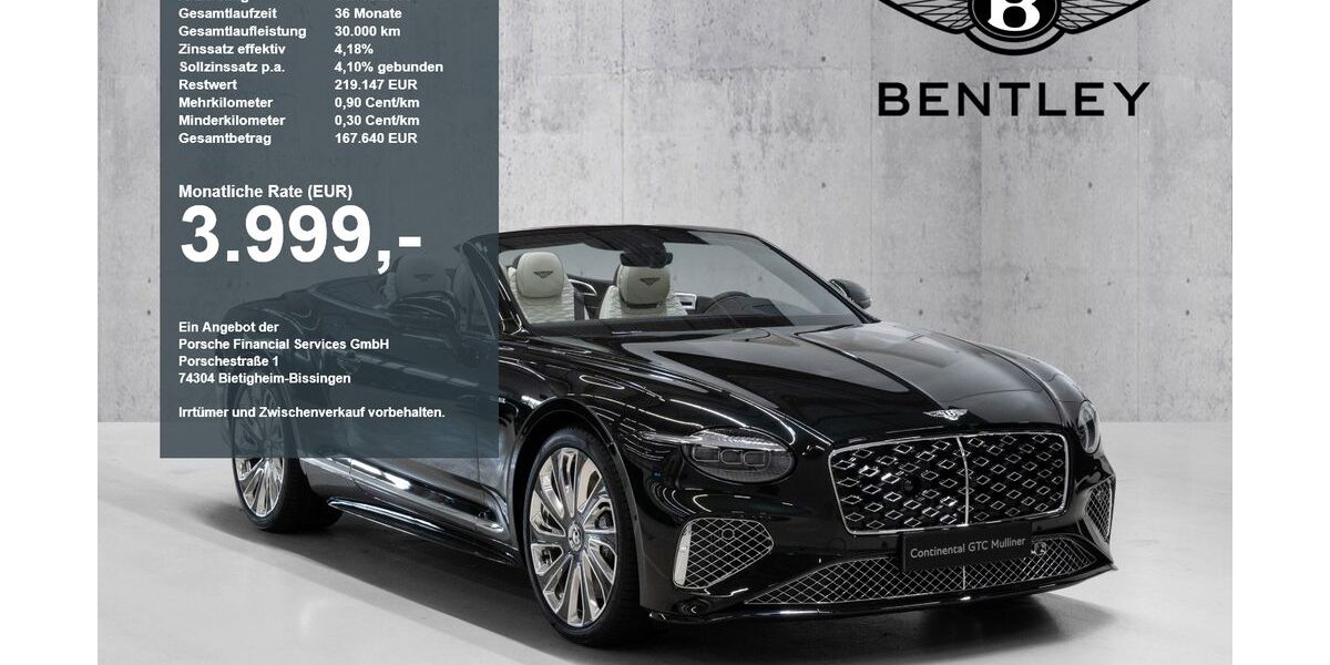 Bentley Continental GTC 1.489 km 354.900 &euro; Köln 50827