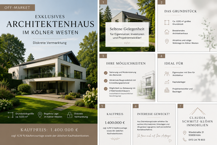 Grundstück Köln Weiden Weiden - 1.500.000&euro; | Angebot:27291321