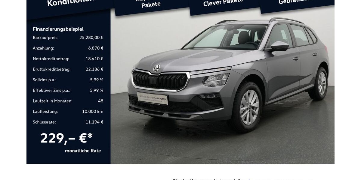 Skoda Kamiq 9.980 km 25.280 € Leverkusen 51379