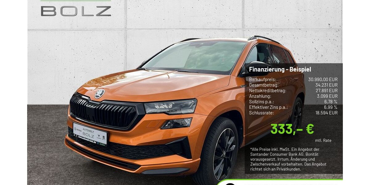 Skoda Karoq 41.837 km 30.390 &euro; Pulheim-Brauweiler 50259
