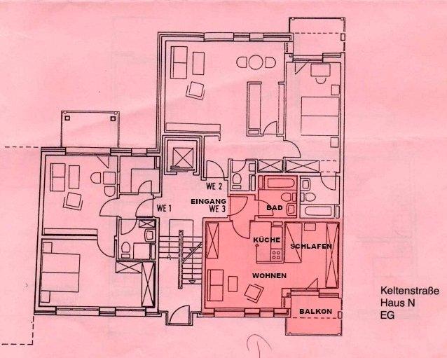 Etagenwohnung Neuss Furth-Mitte - 1 Zimmer, 36 m&sup2;, 132.000&euro; | Angebot:26167329