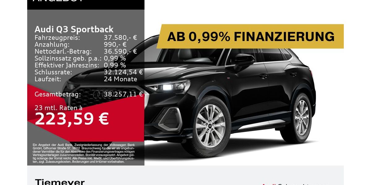 Audi Q3 9.220 km 36.580 &euro; Remscheid 42897