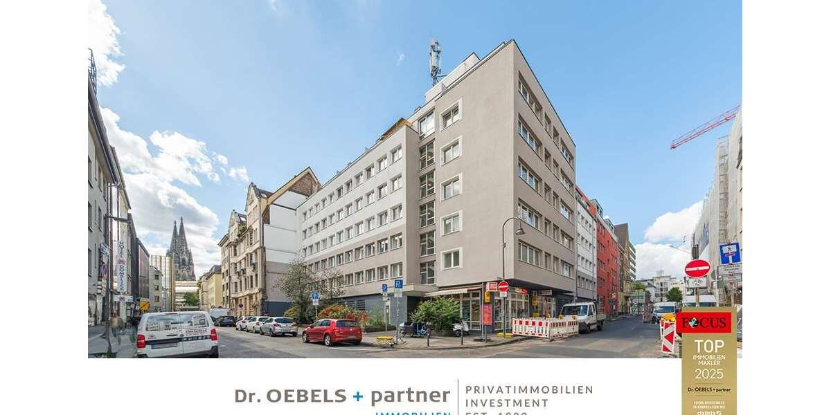 Etagenwohnung Köln Innenstadt - 1 Zimmer, 30 m&sup2;, 169.000&euro; | Angebot:27597932