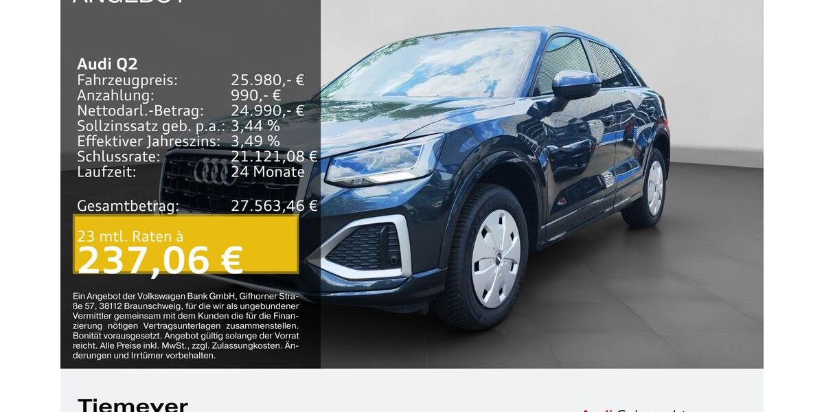Audi Q2 10.289 km 25.680 &euro; Remscheid 42897