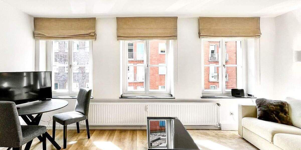 Etagenwohnung Düsseldorf Altstadt - 2 Zimmer, 39 m&sup2;, 995&euro; | Angebot:24758165