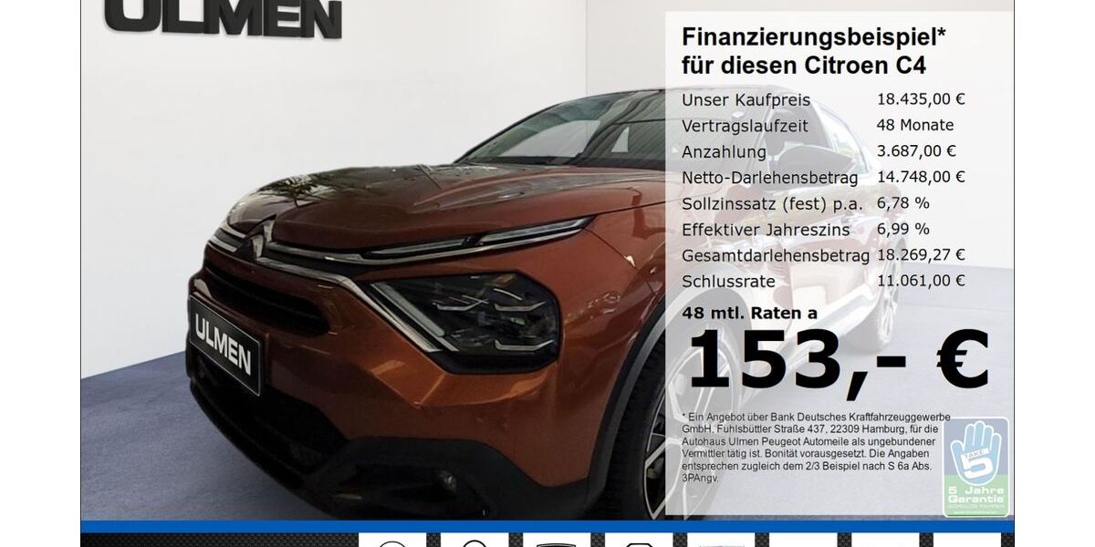 Citroen C4 17.005 km 18.435 &euro; Düsseldorf 40233